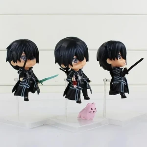 Set de 3 FIGURAs  DE COLECCIÓN KAZUTO KIRIGAYA KIRITO