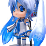 Figura de Miku copo de nieve