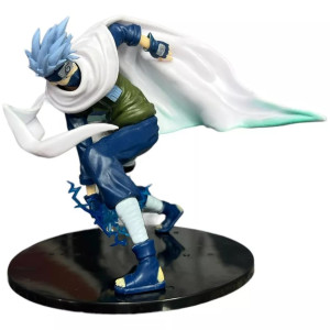 Figura de Kakashi con el Chidori y capa, Naruto