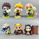 Figuras de Kimetsu no Yaiba con flores, Demon Slayer