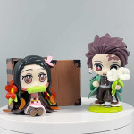 Figuras de Kimetsu no Yaiba con flores, Demon Slayer