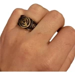 Naruto anillo Kakashi The Sharingan anillos anime tridimensional