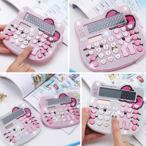 Calculadora De Hello Kitty Brillante Pedrería Sanrio