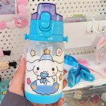 Botellas con correa de Cinnamoroll y Kuromi