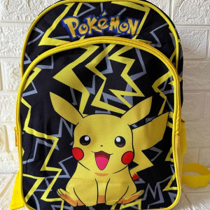 Bulto de Pikachu con cartuchera, bolso, Pokémon