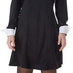 Wednesday Addams - Disfraz de Halloween para niñas, Merlina negro