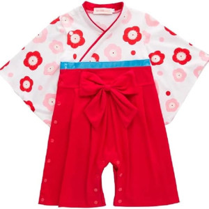 Mameluco tipo kimono para bebé niña, disfraz japonés, mono Hakama, traje samurái infantil