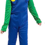 Disfraz Luigi de Mario Bross  Adulto y niños, halloween