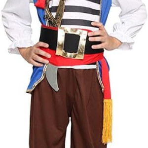 Disfraz de pirata para niños, Jason Party , disfraz de pirata