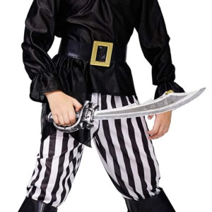 Disfraz de pirata de Halloween para niños Pantalon De rayas