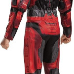 Disfraz Halo Infinite Red Spartan, overol de personaje inspirado en videojuegos para niños, halloween, Galaxy
