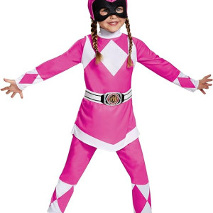 Disfraz Power Rangers niña rosado