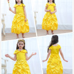 Disfraz de princesa Bella para niña, bella y la bestia, cuentos, vestido de gala de princesa Belle, disfraz de Halloween para adulto