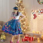 Mirabel Disfraz Vestido con Bolso, princesas, encanto