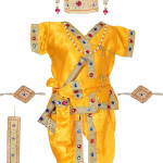 Traje Yellow Krishna, culturas Indú, India