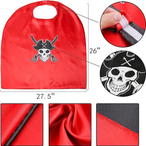 Disfraz de pirata niños, accesorios, halloween, capitán