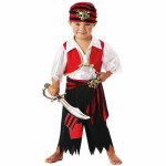 Conjunto de disfraz de pirata para niños y niños, bebes, halloween