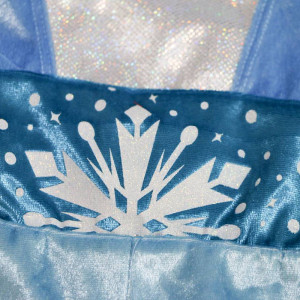 Disfraz de princesa de hielo de Little Adventures Elsa Frozen vestido