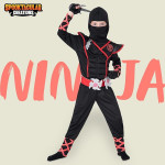Traje de Ninja Con Accesorios Para Niño Culturas