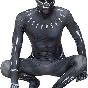 Black Panther Body Película Cosplay Disfraz Niño Halloween