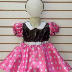 Vestido De Minnie Para niña Mickey Mouse Disfraz Para Bebe