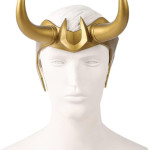 Loki Cosplay Gold Crown Mask Accesorios ajustables Halloween Disfraces Prop para hombres y mujeres