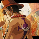 Sombrero de Ace One Piece, vaquero para disfraz Cosplay