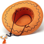 Sombrero de Ace One Piece, vaquero para disfraz Cosplay