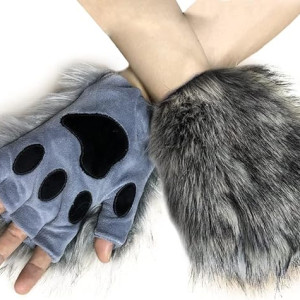 Guantes de lobo, fantasía, animales, granja, cuento, disfraz, halloween