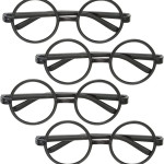 Lentes, Accesorios, lentes plástico Negro de Harry Potter, sin Lentes y sin BPA