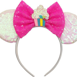 Diadema de orejas de ratón para mujeres y niñas,  mickey  y minnie mouse