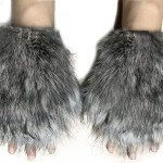 Guantes de lobo, fantasía, animales, granja, cuento, disfraz, halloween