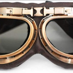 Anteojos de Aviador Gafas Para Motocicleta Cosplay Estilo Vintage Steampunk