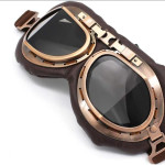 Anteojos de Aviador Gafas Para Motocicleta Cosplay Estilo Vintage Steampunk