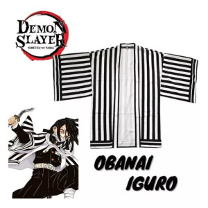 Haori de Obanai Iguro, Demons Slayer, Kimetsu no yaiba, anime, cosplay, disfraz
