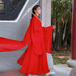 Disfraz chino tradicional para mujer, vestido de Hanfu fluido, arte marcial, baile chino, ropa de actuación Kimono