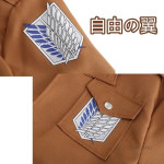 Chaqueta de ataque a los Titanes, chaqueta Shingeki no Kyojin,  disfraz de Legión