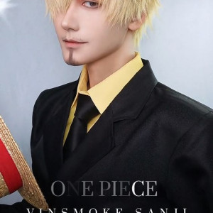 Peluca Ash Lynx, Banana Fish, Sanji One Piece ,accesorios Cosplay, anime