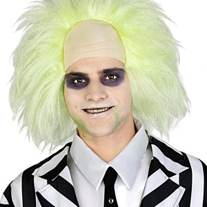 Peluca de Beetlejuice para hombre y mujer Tim Burton, Terror - Accesorios para adultos, accesorio para disfraz