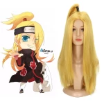 Peluca de cabello sintético para Cosplay Deidara - Naruto