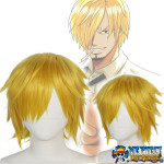 Peluca Ash Lynx, Banana Fish, Sanji One Piece ,accesorios Cosplay, anime