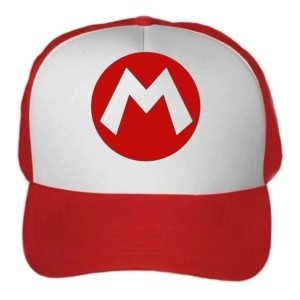 Gorra de Mario para niños, Mario bros, videojuegos, accesorios