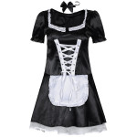 Vestido Lenceria Sexy Disfraz Rol Sirvienta Traje Maid