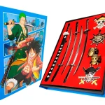 Set Dijes y Katanas Zoro One Piece Collares Anillo