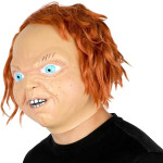 Máscara de Chucky, máscara de malvado de Chucky, máscara de payaso aterrador de Halloween, máscara de muñeca Chucky fantasma aterrador para disfraz de Chucky Cosplay