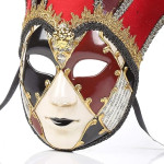 Máscara veneciana de carnaval Mardi Gras de Halloween máscara de mascarada