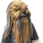 eLymwoo Chewbacca Star Wars para cosplay de cabeza completa de látex para disfraz de Halloween