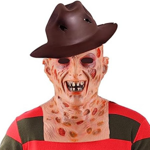 Mascara de Freddy Krueger, halloween, disfraz