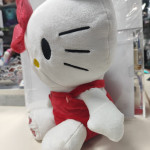 Peluche de Hello Kitty overol rojo, Sanrio