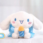 Peluche de Cinnamoroll, vela de cumpleaños, Sanrio